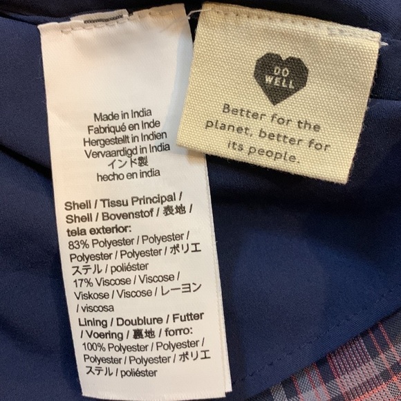 Madewell Lucie Puff-Sleeve Smocked Mini Dress in Rockfern Plaid XXS - Picture 9 of 11